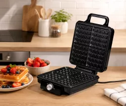 Вафельница Sokany SK-08031 - 1500Вт, Антипригарное покрытие, Световой индикатор, Компактный дизайн thumbnail