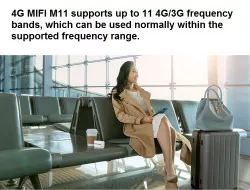 Портативный 4G LTE роутер MF8-E с аккумулятором 2100 мАч - до 150 Мбит/с, до 10 устройств, слот для SIM-карты thumbnail