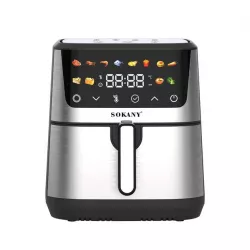 Аэрофритюрница Sokany SK-10066 - 9.5 л, 2400 Вт, 12 программ, электронное управление, тайме thumbnail