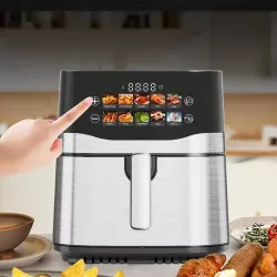 Аэрофритюрница Sokany SK-10095 - 2200 Вт, 10 л, 10 программ, температура 80-200°C, таймер 60 мин thumbnail