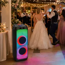 Портативная колонка ZXX-5590: 100Вт, Bluetooth, LED-подсветка, 2 микрофона, TWS, аккумуляторная thumbnail