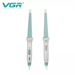 Конусная плойка VGR V-596 - керамическое покрытие, 2 температурных режима, безопасный наконечник thumbnail