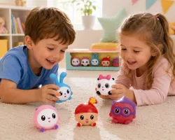 Игровой набор фигурок для ванны Малышарики - 5 шт, пищащие, мягкий материал, от 3 лет thumbnail