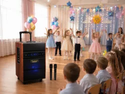 Портативная колонка UKC ART LIVE 12A+ - 1200 Вт, Bluetooth, USB, SD, FM, аккумуляторная, до 7 часов автономной работы thumbnail