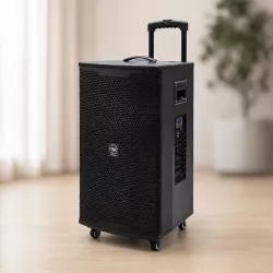 Портативная колонка UKC T5 Pro - 1500 Вт, Bluetooth, USB, SD, FM-радио, караоке, 2 микрофона thumbnail