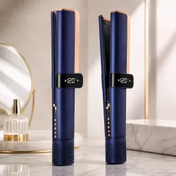 Стайлер-выпрямитель для волос Kemei KM-6911 - LCD дисплей, 4 температурных режима, ионизация, для сухих/влажных волос thumbnail
