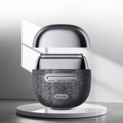 Электробритва и триммер Kemei KM-T381: 3 лезвия, IPX7, USB зарядка, Компактный 2-в-1 набор для сухого и влажного бритья thumbnail