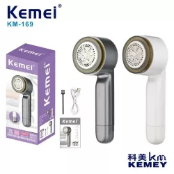 Беспроводная машинка для удаления катышков Kemei KM-169 - аккумуляторная, компактная, для одежды и текстиля thumbnail