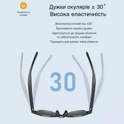 Смарт-очки XH-EP-F06 с Bluetooth 5.3 - Поляризационные линзы, сенсорное управление, UV-защита, вес 30 г thumbnail