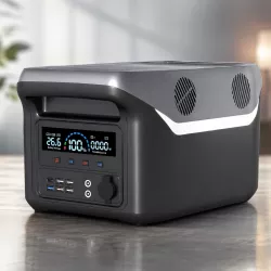 Портативная зарядная станция Alfarid AB-3Alf - 1500W, LiFePO4 аккумулятор 768Wh, чистая синусоида, LED-освещение, поддержка солнечных панелей thumbnail