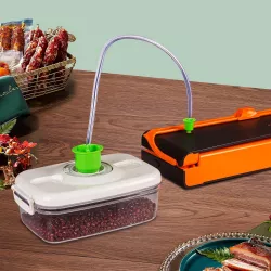 Вакуумный упаковщик 150Вт SX-168 - Компактный дизайн, простое управление, продление свежести продуктов thumbnail