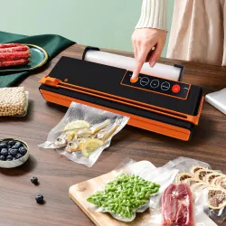 Вакуумный упаковщик 150Вт SX-168 - Компактный дизайн, простое управление, продление свежести продуктов thumbnail