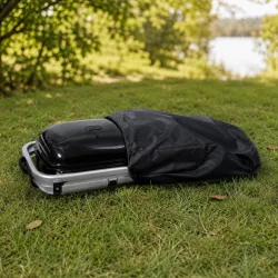 Газовый гриль Weber Traveler - Портативный, складной с колесами, размер 100x45x80 см, серый/черный thumbnail