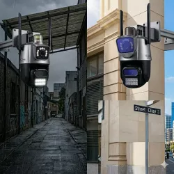 WiFi PTZ IP-камера P-11 ICSEE - 6MP, ночное видение, IP66, 2-сторонняя аудиосвязь, автоматическое отслеживание thumbnail