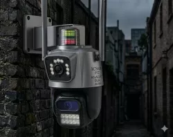 WiFi PTZ IP-камера P-11 ICSEE - 6MP, ночное видение, IP66, 2-сторонняя аудиосвязь, автоматическое отслеживание thumbnail