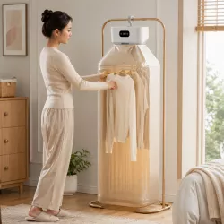 Складная электрическая сушилка DRYING CLOTH HEATER 600 Вт - Подвесная конструкция, таймер 30 мин-6 ч, компактное хранение thumbnail