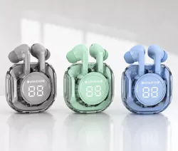 Беспроводные наушники Ultrapods Pro с LED-дисплеем - прозрачный кейс, драйверы 10/6 мм, 2 микрофона, шумоподавление thumbnail