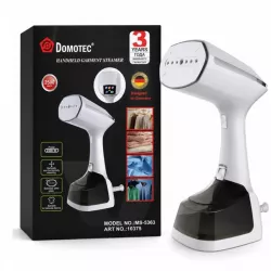 Отпариватель Domotec 2500W с LED-дисплеем - нержавеющая подошва, 360 мл, автоматическое отключение thumbnail