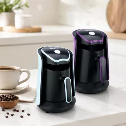 Кофеварка Domotec 500 мл - 600 Вт, автоотключение, компактная турка MS-102S для молотого кофе thumbnail