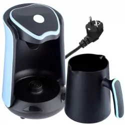 Кофеварка Domotec 500 мл - 600 Вт, автоотключение, компактная турка MS-102S для молотого кофе thumbnail