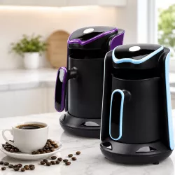 Кофеварка Domotec 500 мл - 600 Вт, автоотключение, компактная турка MS-102S для молотого кофе thumbnail