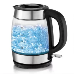 Электрочайник Domotec MS-7946 - 1,7л, 2200 Вт, стеклянный корпус, защита от перегрева, подсветка thumbnail