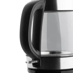 Электрочайник Domotec MS-7946 - 1,7л, 2200 Вт, стеклянный корпус, защита от перегрева, подсветка thumbnail
