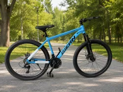 Горный велосипед GIERN 24-701 24" - стальная рама, трансмиссия L-TWOO, амортизационная вилка thumbnail