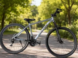 Горный велосипед GIERN 24-701 24" - стальная рама, трансмиссия L-TWOO, 24 передачи, амортизационная вилка thumbnail