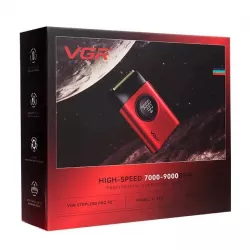 Электробритва VGR V-377 - шейвер с LED-дисплеем, двойным лезвием, 21 режимом скорости, автономная работа до 100 минут thumbnail