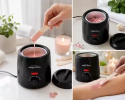 Воскоплав Wax Pro 200 для воска и парафина - объем 200 мл, 6 режимов, компактный дизайн thumbnail