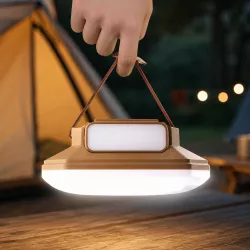 Кемпинговый фонарь Bailong JK-06 - LED лампа с солнечной панелью, Power Bank, 7 режимов освещения thumbnail
