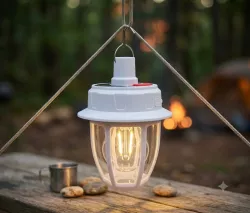 Светодиодная LED-лампа PLD-T38 с аккумулятором - солнечная зарядка, Power Bank, 3 режима освещения thumbnail