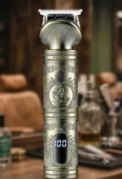 Триммер для стрижки бороды и усов VGR V-106 - 6 в 1, 14 насадок, аккумулятор до 180 минут работы, USB зарядка thumbnail