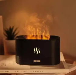 Увлажнитель воздуха 3 в 1 с RGB-подсветкой - аромадифузор и ночник, эффект пламени, компактный дизайн, USB Type-C thumbnail