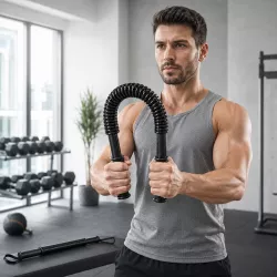 Многофункциональный тренажер для рук Arm Power - регулируемая нагрузка до 20 кг, сталь и резина, компактный дизайн thumbnail