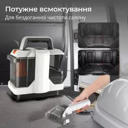 Моющий пылесос-пятновыводитель Domotec MS 4415 - 4200W, 1080 мл, для ковров и мебели thumbnail