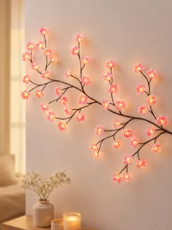 Светодиодная гирлянда 'Цветы сливы' 2.3 м - 144 LED, теплый свет, USB, 8 режимов thumbnail