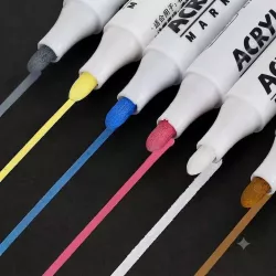 Акварельные маркеры Water Color Pen - 24 ярких цвета, водная основа, удобное ведро для хранения thumbnail