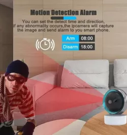 Компактная Wi-Fi камера видеонаблюдения TY305 - Поворотная, Full HD 3mp, ночная съёмка, датчик движения thumbnail