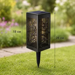 Садовый фонарь на солнечной батарее - комплект 6 шт, LED-теплый свет, IP44, автоматическое включение thumbnail