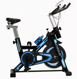 Велотренажер Everfit Spin Bike 118 - маховик, ЖК-дисплей, регулируемое сиденье, подстаканник thumbnail