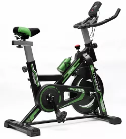 Велотренажер Everfit Spin Bike 118 - маховик, регулируемое сиденье, ЖК-дисплей, подстаканник thumbnail