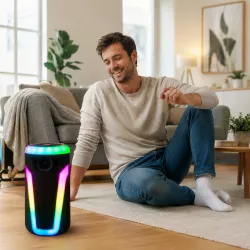 Bluetooth-колонка MS-3638BT 40 см - 50 Вт, 2 динамика 4 дюйма, FM-радио, слот для карты памяти, автономность до 4 часов thumbnail