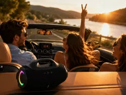 Портативная колонка B62LED Boombox 4 Mini - Bluetooth, 10 Вт, LED-подсветка, влагозащита IPX5 thumbnail