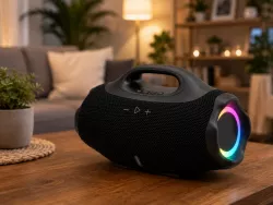 Портативная колонка B62LED Boombox 4 Mini - Bluetooth, 10 Вт, LED-подсветка, влагозащита IPX5 thumbnail