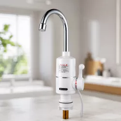 Водонагреватель Delimano RX-004 - Проточный электрический, мощность 3000 Вт, IPX4, до 60°C thumbnail