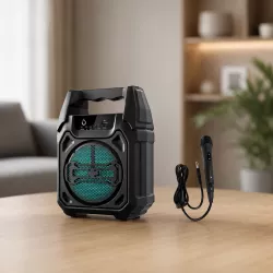 Bluetooth-колонка GTS-1283 с микрофоном - 6,5 дюйма, 50 Вт, аккумулятор 1500 мАч, FM-радио, AUX, USB thumbnail