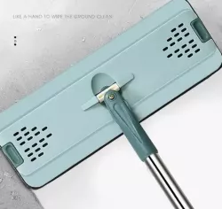 Комплект для уборки Scratch Cleaning Mop - швабра с микрофиброй и ведро 10л с механическим отжимом thumbnail