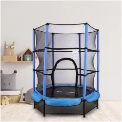 Батут детский TILLY BT-RJ-0072 с защитной сеткой - диаметр 140 см, максимальный вес 100 кг, для indoor/outdoor thumbnail